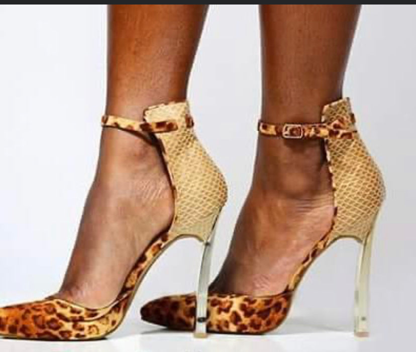 Sexy LeopardSnake Heel