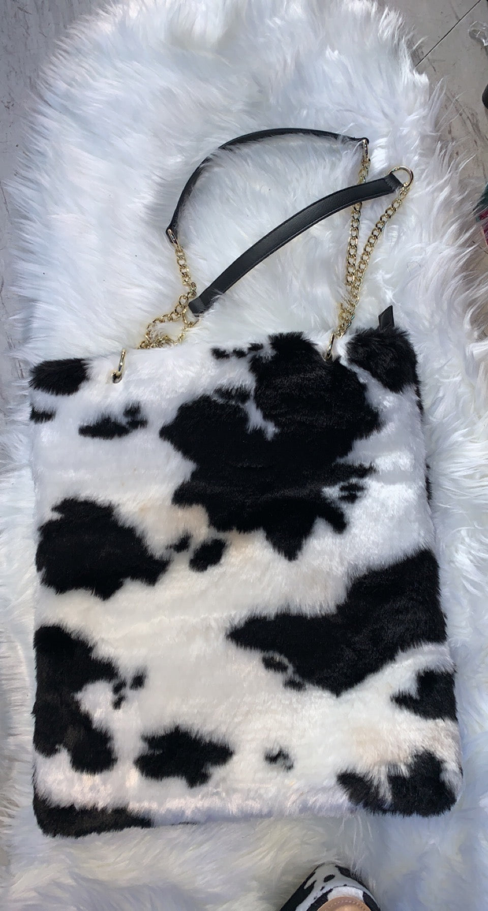 Cow Print Purse