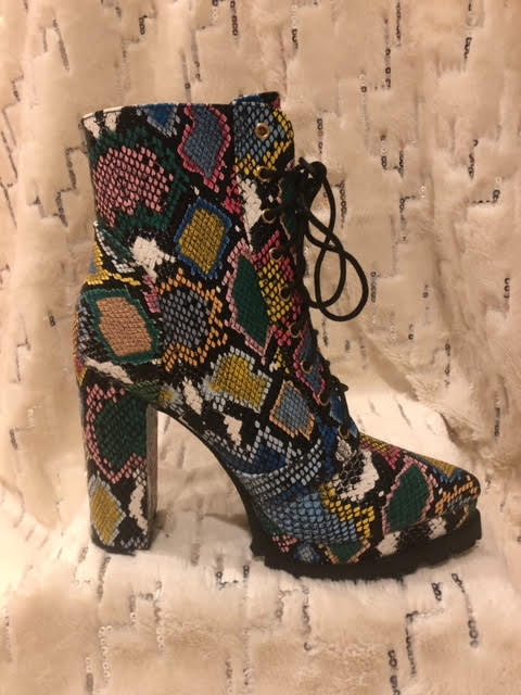 Snake Skins Booties