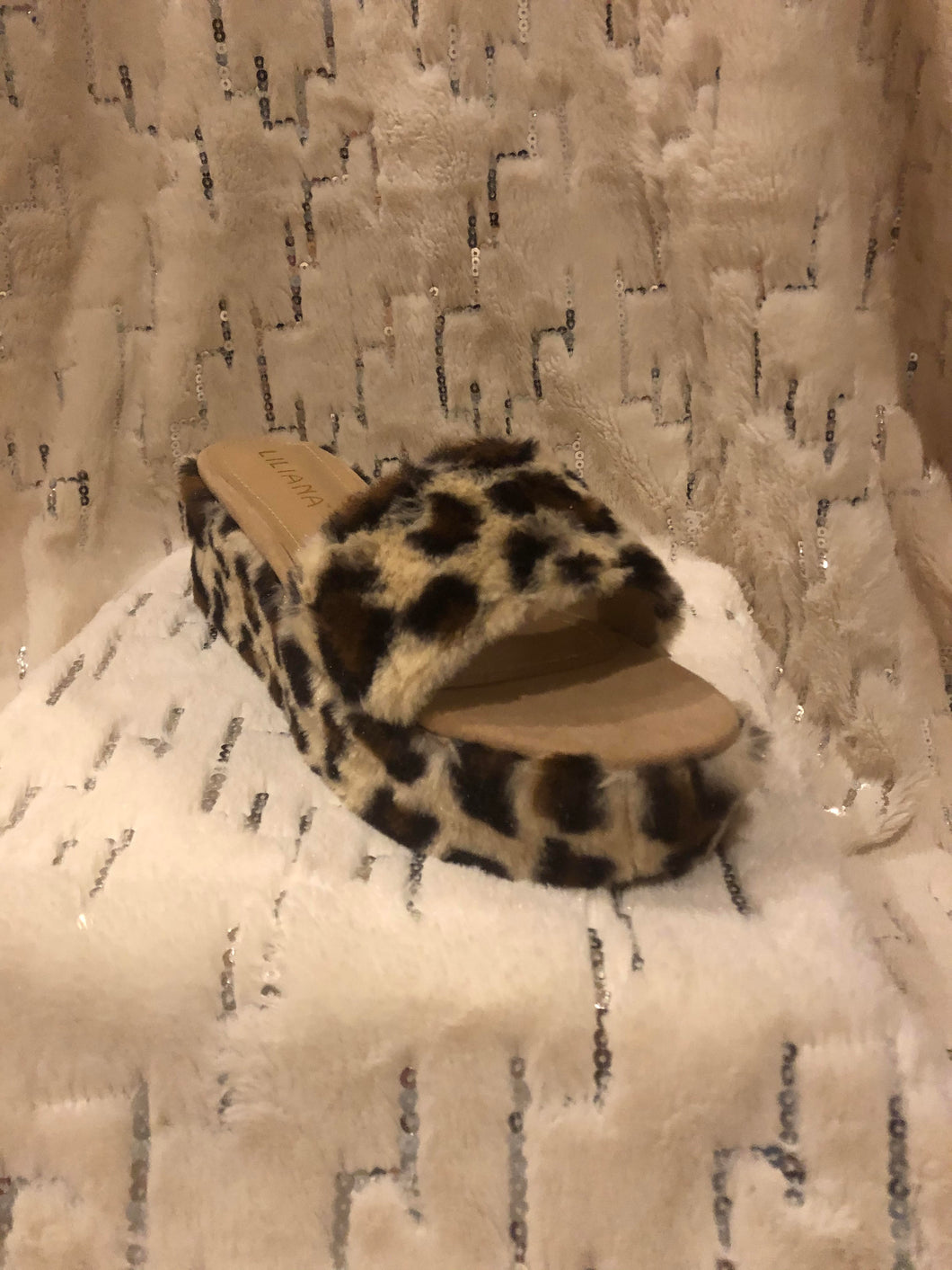 Cheetah Girl Wedge Slipper